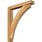Ekena Millwork Thorton Block Rough Sawn Bracket w/ Offset Brace, Western Red Cedar, 4"W x 22"D x 26"H BKT0402X22X26THR05RWR - alternate 1